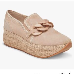 Dolce Vita Cream Espadrille Platform Shoes